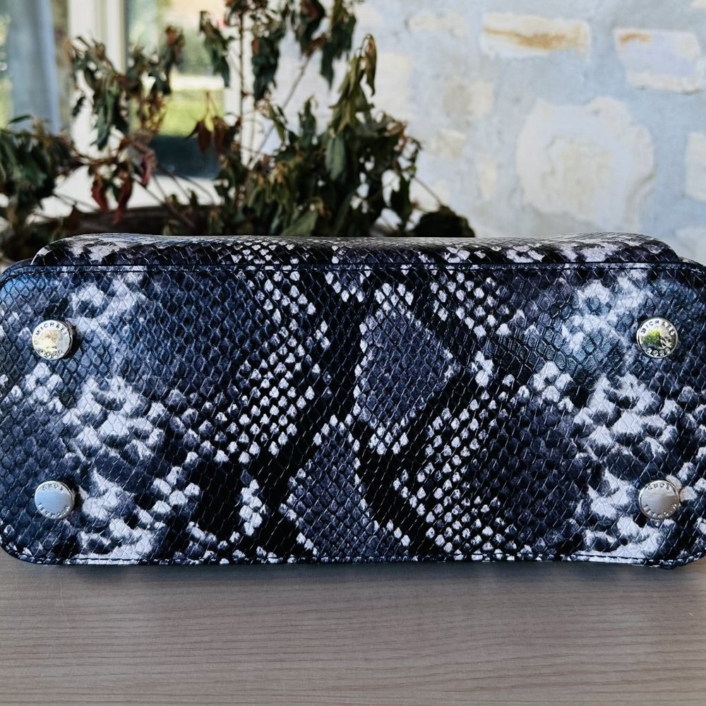 Michael Kors Sienna Medium Python Embossed Leathe… - image 4